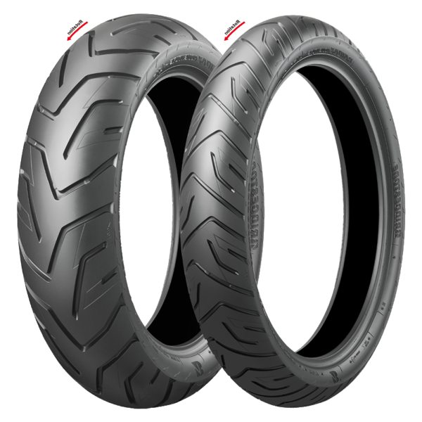 The Bridgestone A41 is a high-performance adventure motorcycle tire renowned for its exceptional on-road capabilities and all-weather performance.