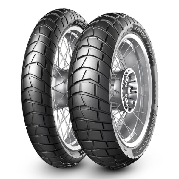 The Metzeler Karoo Street is a high-performance adventure motorcycle tire developed for riders who seek a versatile tire suitable for both on-road and off-road riding.