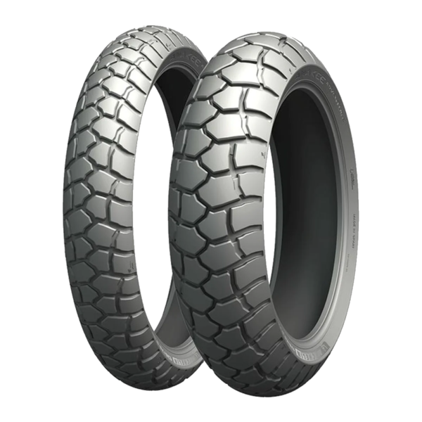 The Anakee Adventure is a top-tier motorcycle tire manufactured by Michelin, designed specifically for adventure touring and dual-sport motorcycles. Offering a perfect balance of on-road performance and off-road capability, the Anakee Adventure delivers impressive grip, stability, and precise handling on various surfaces. Its advanced tread pattern provides excellent traction in both wet and dry conditions, ensuring a safe and confident riding experience. The tire's durable construction and enhanced puncture resistance make it suitable for long-distance journeys and off-road adventures. With the Michelin Anakee Adventure, riders can confidently tackle any terrain, whether it's smooth pavement or challenging off-road trails, all while enjoying superior comfort and reliability.